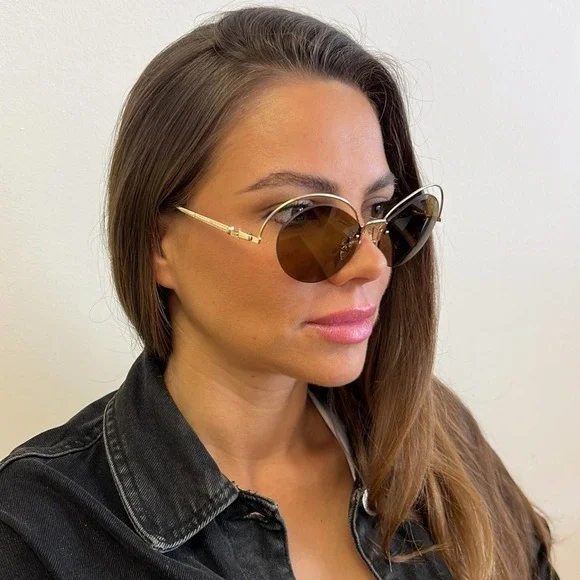 New! Pugnale Gloriosa Ovale Sunglasses, Authentic - Picture 3 of 12